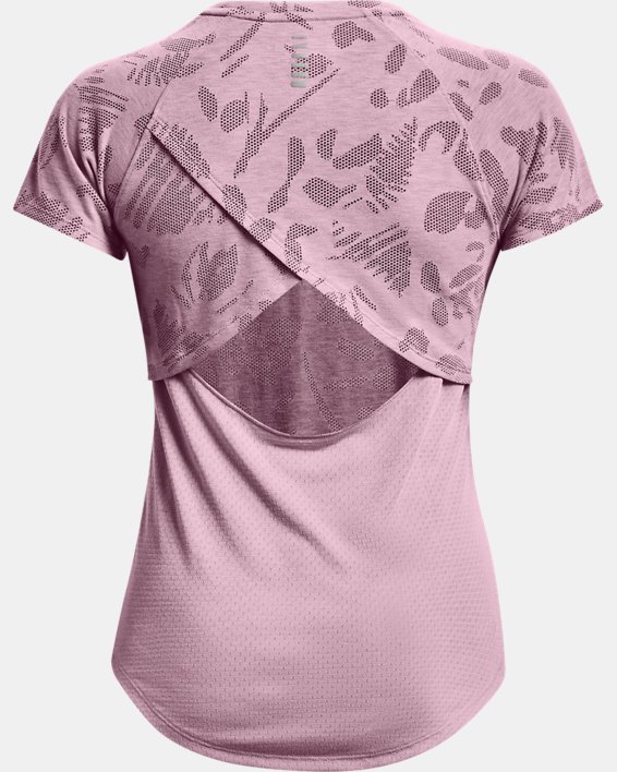 Women's UA Streaker Forest Short Sleeve, Pink, pdpMainDesktop image number 5